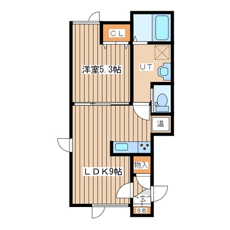 イオン三笠店南口 徒歩3分 2階の物件間取画像